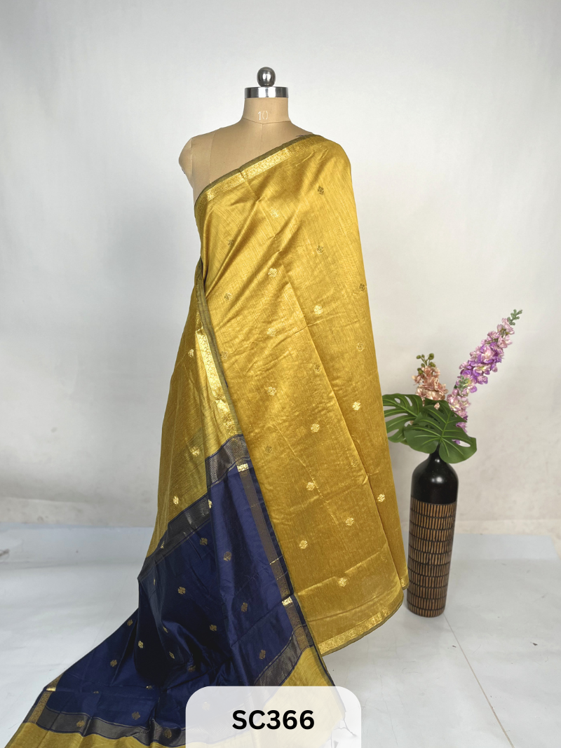 CHANDERI INSPIRED MAHESWARI SAREE