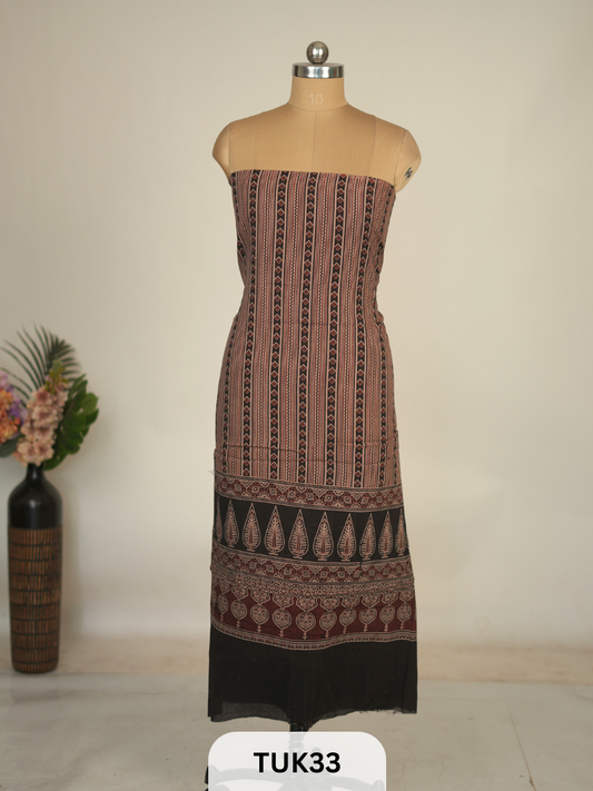 MODAL WITH AJRAKH TOP MATERIAL-2.5MTS AND 44 PANA
