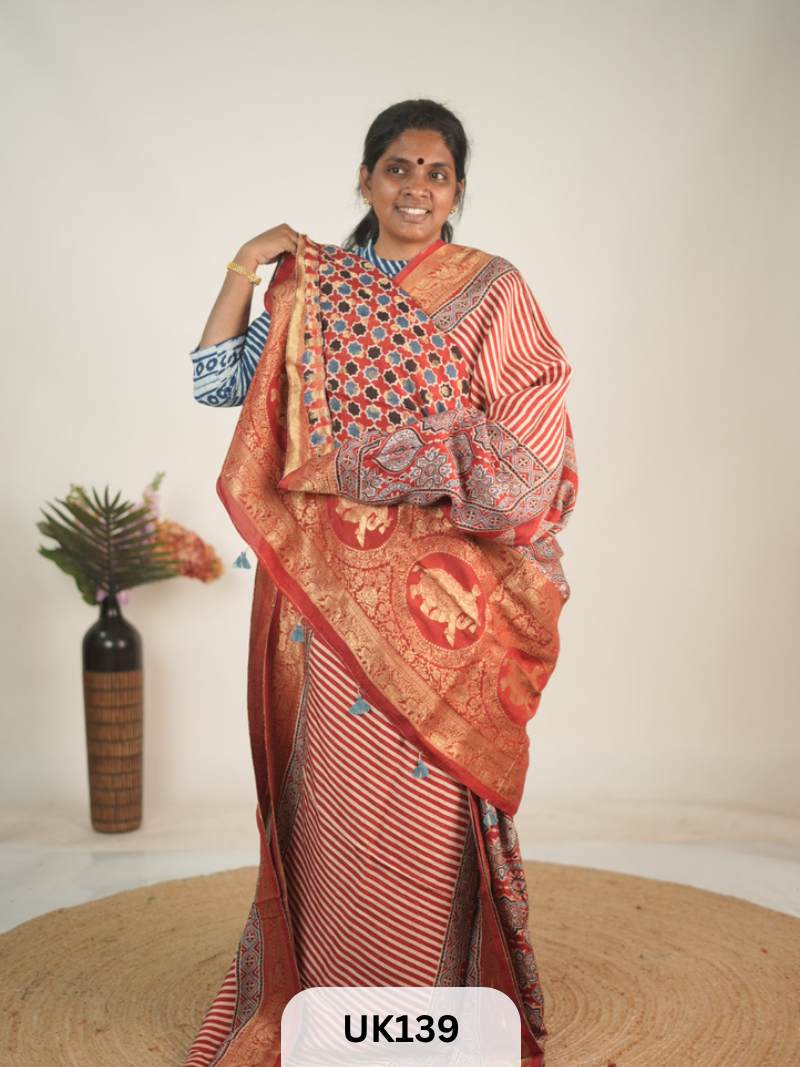DOLA AJRAKH SAREE