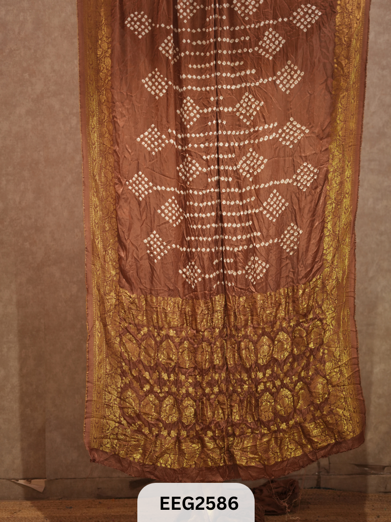 MODAL FUSIOIN SAREE WITH DOLA BORDER - EXCLUSIVE