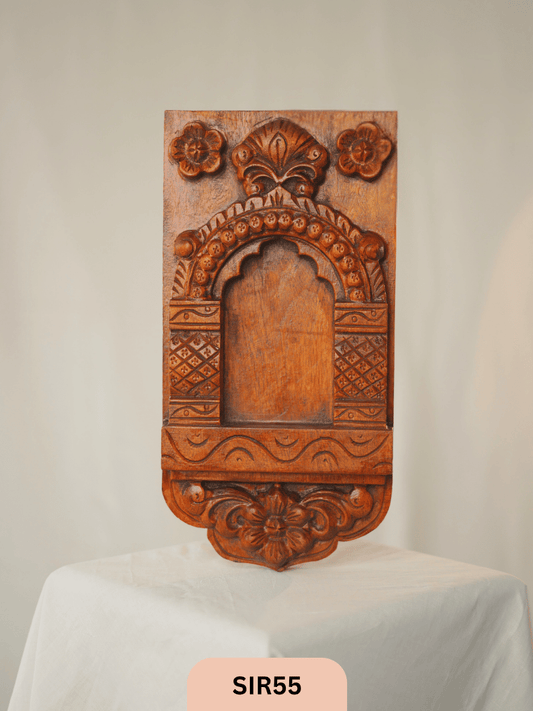 WOODEN MADDAM VILLAKU HOME DECOR - Height 15" INCH, WIDTH 8"INCH