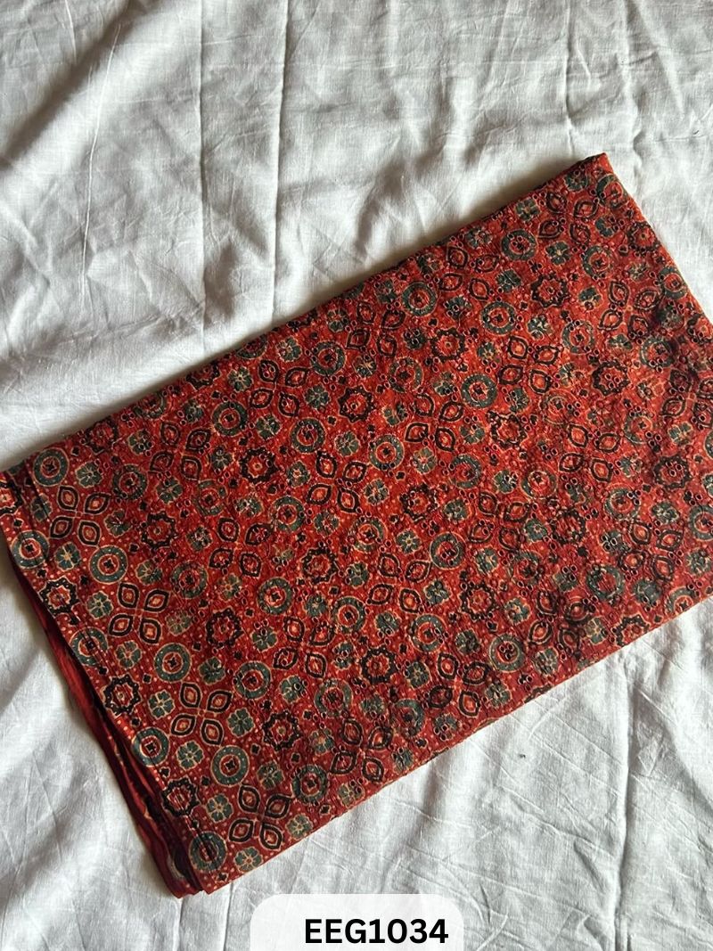 PREMIUM COTTON HAKOBA AJRAKH FABRIC-1MTR