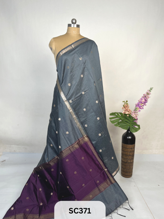 CHANDERI INSPIRED MAHESWARI SAREE