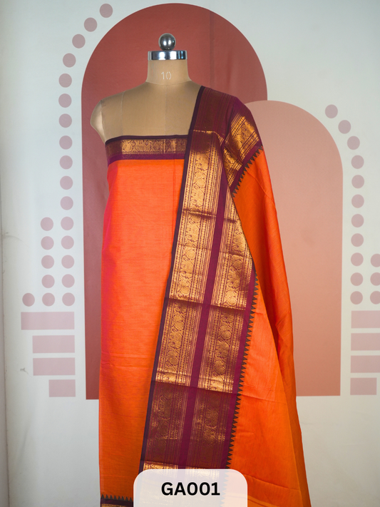 CHETTINAD COTTON SALWAR | 2.5 MTR TOP | 2.5 MTR DUPATTA