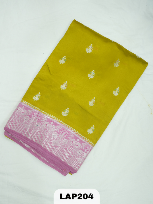Banaras kora dupion silk saree