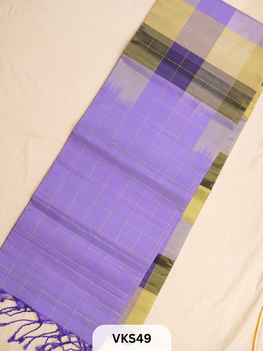 KANCHIPURAM KATTAM SAREE