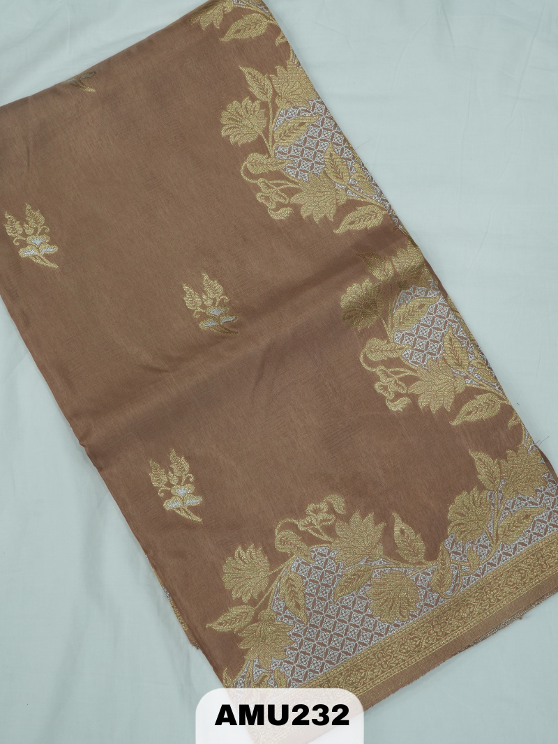 BANARAS RUSSIAN SILK SAREE WITH PRINTED