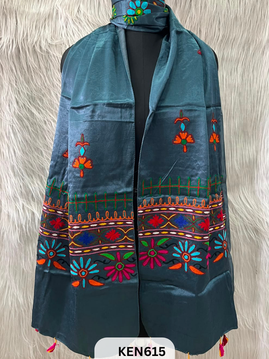 MUSHRU HAND AARI WORK STOLE