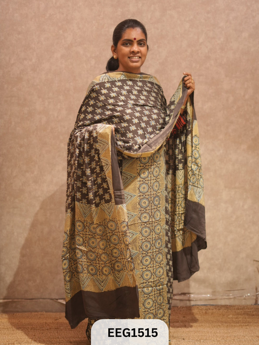 AJRAKH MODAL 2  PCS-UNSTITCHED