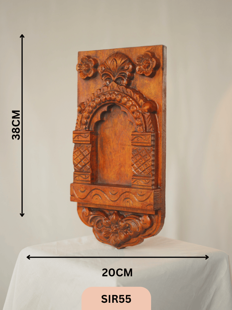 WOODEN MADDAM VILLAKU HOME DECOR - Height 15" INCH, WIDTH 8"INCH