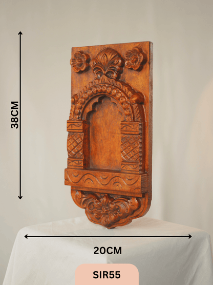 WOODEN MADDAM VILLAKU HOME DECOR - Height 15" INCH, WIDTH 8"INCH