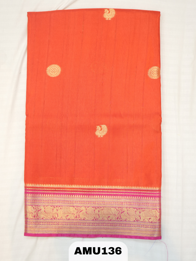 Banarasi Kadhi Semi Tussar saree