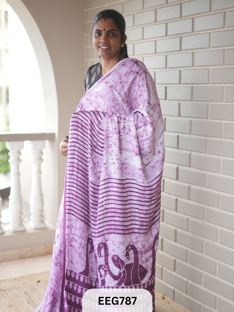 BATIK PRINT MODAL SAREE