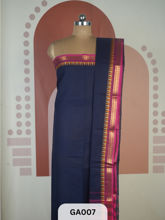 CHETTINAD COTTON SALWAR | 2.5 MTR TOP | 2.5 MTR DUPATTA