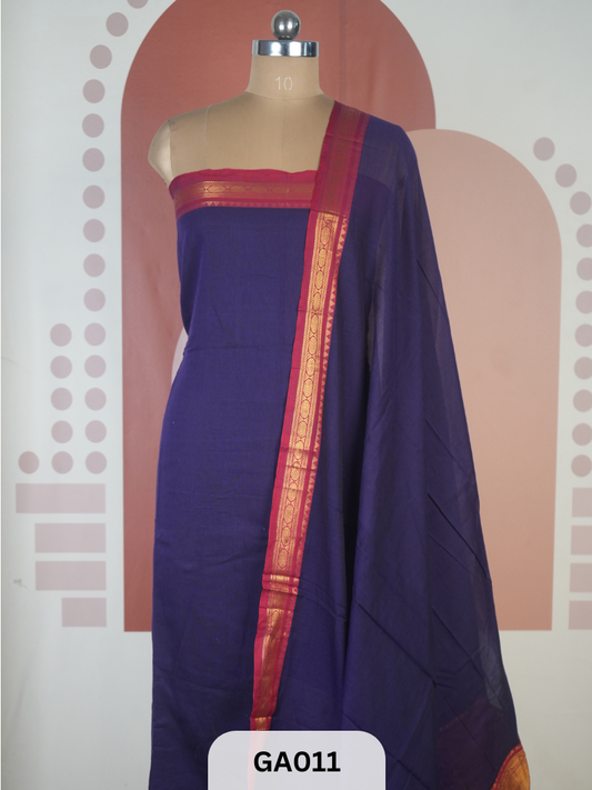 CHETTINAD COTTON SALWAR | 2.5 MTR TOP | 2.5 MTR DUPATTA