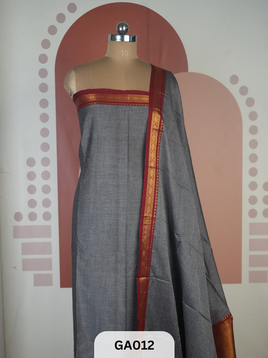 CHETTINAD COTTON SALWAR | 2.5 MTR TOP | 2.5 MTR DUPATTA