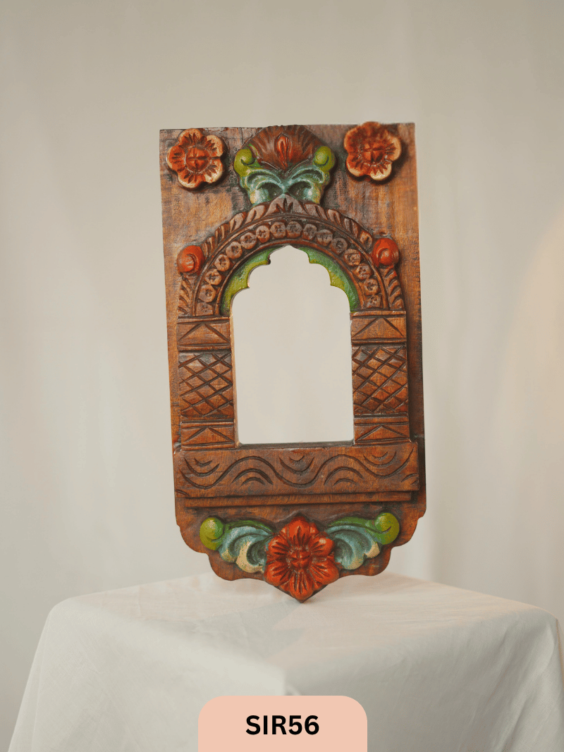 WOODEN MADDAM VILLAKU HOME DECOR - Height 15" INCH, WIDTH 8"INCH