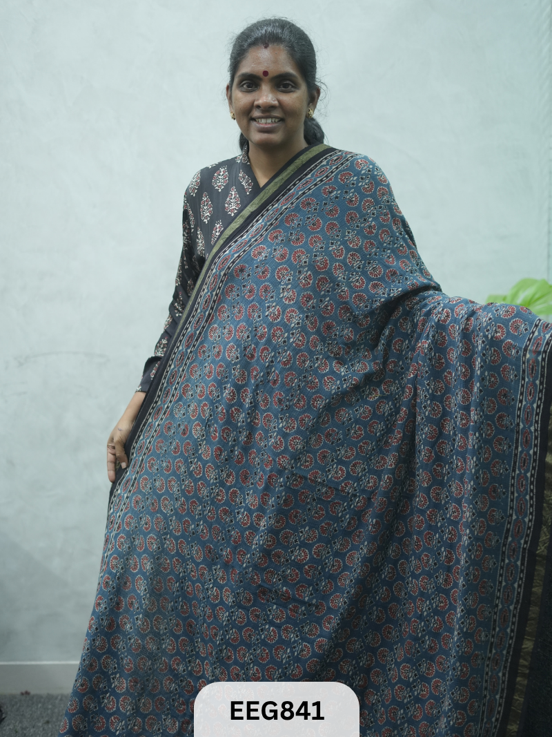 KOTA DORIA AJRAKH SAREE