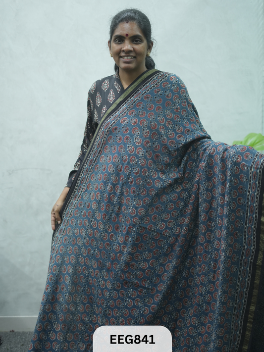 KOTA DORIA AJRAKH SAREE
