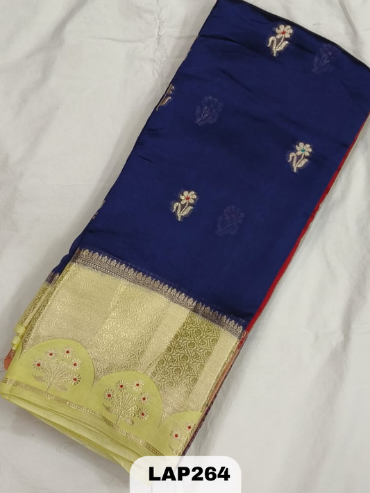 Banaras kora dupion silk saree