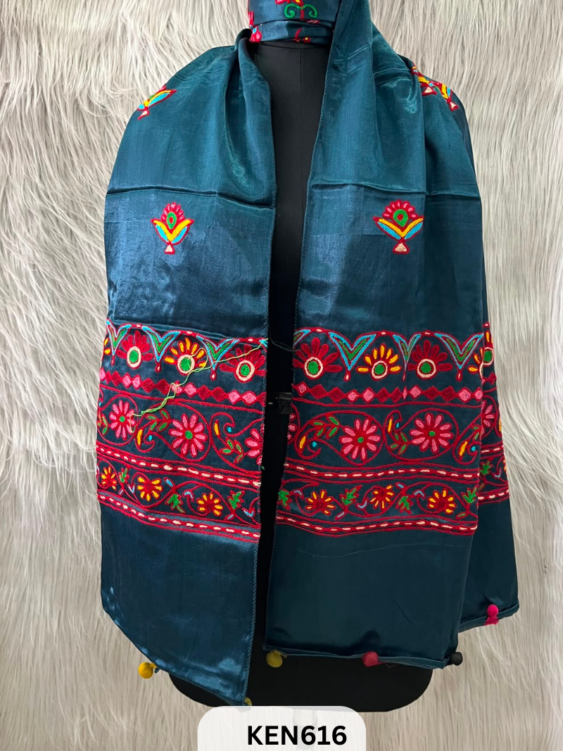 MUSHRU HAND AARI WORK STOLE