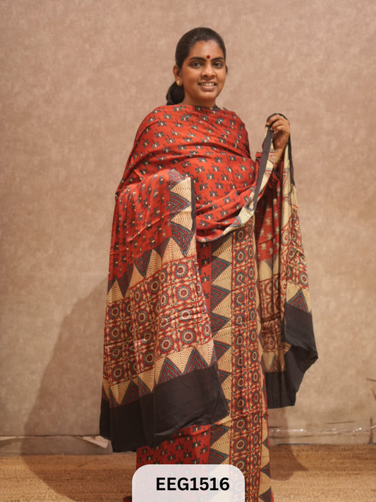 AJRAKH MODAL 2  PCS-UNSTITCHED