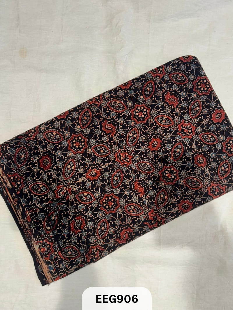 COTTON AJRAKH FABRIC-1MTR