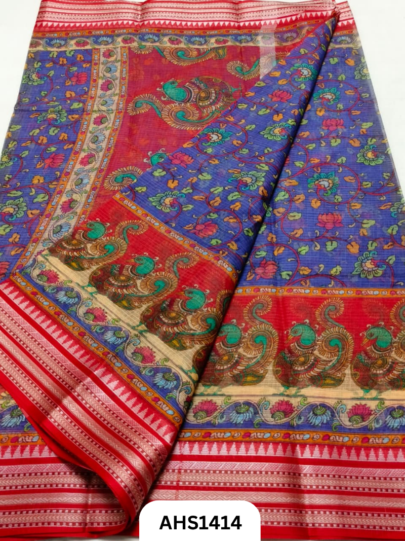 Pure Kota Cotton Digital Print Saree