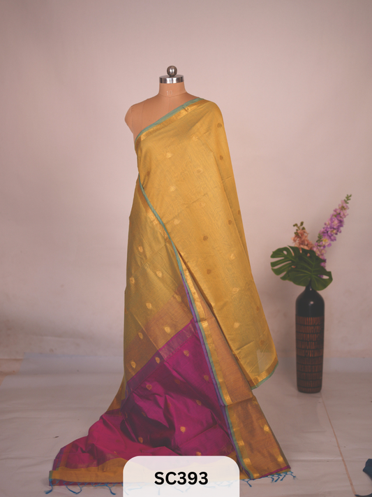 CHANDERI INSPIRED MAHESWARI SAREE