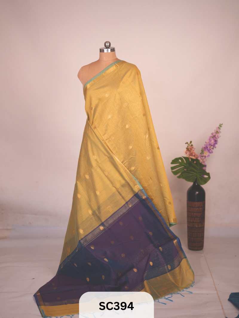 CHANDERI INSPIRED MAHESWARI SAREE