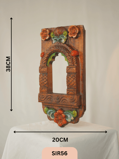 WOODEN MADDAM VILLAKU HOME DECOR - Height 15" INCH, WIDTH 8"INCH