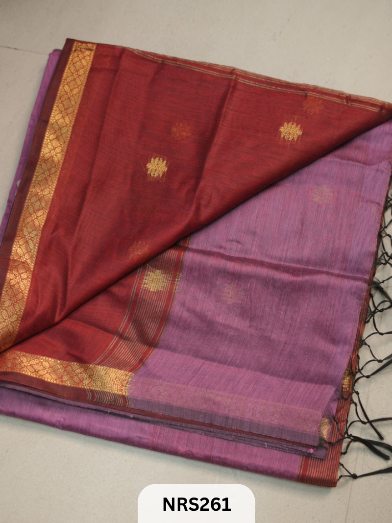 CHANDERI INSPIRED MAHESWARI SAREE