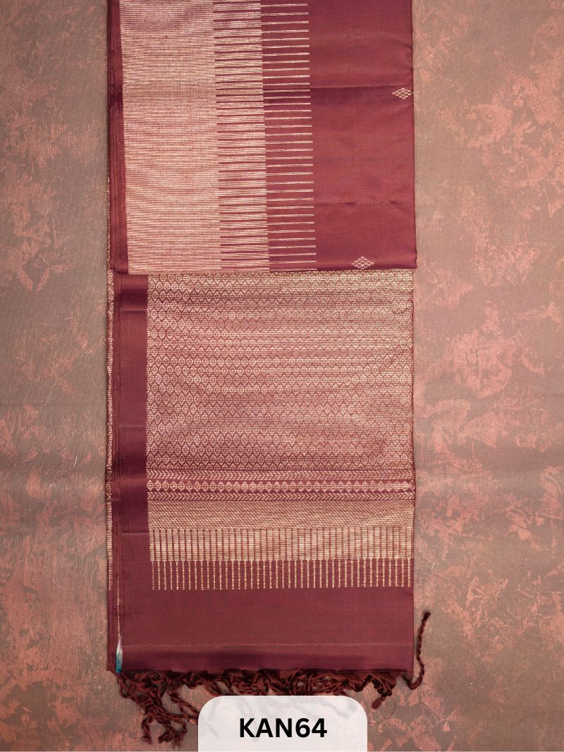 KANCHIPURAM HANDLOOM PURE SOFT SILK