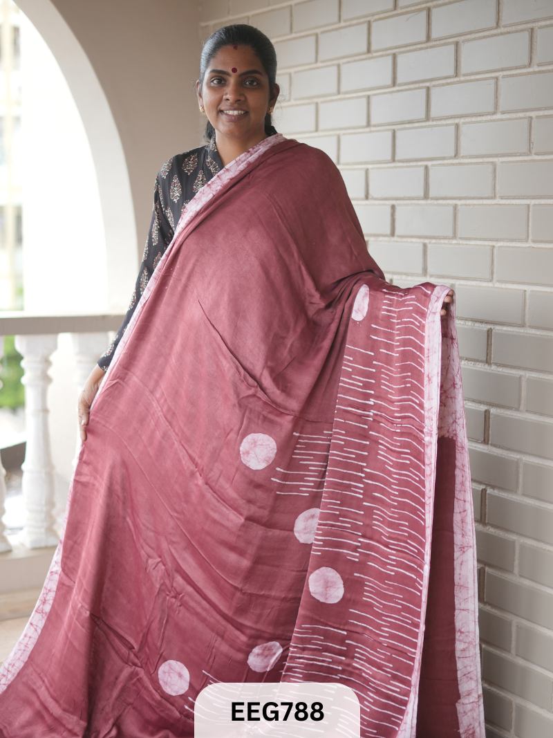 BATIK PRINT MODAL SAREE