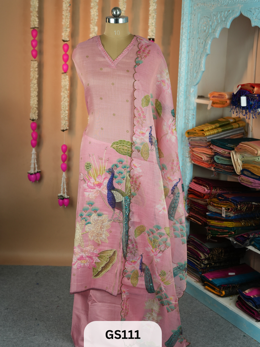 Premium Salwar Suits - Peacock design