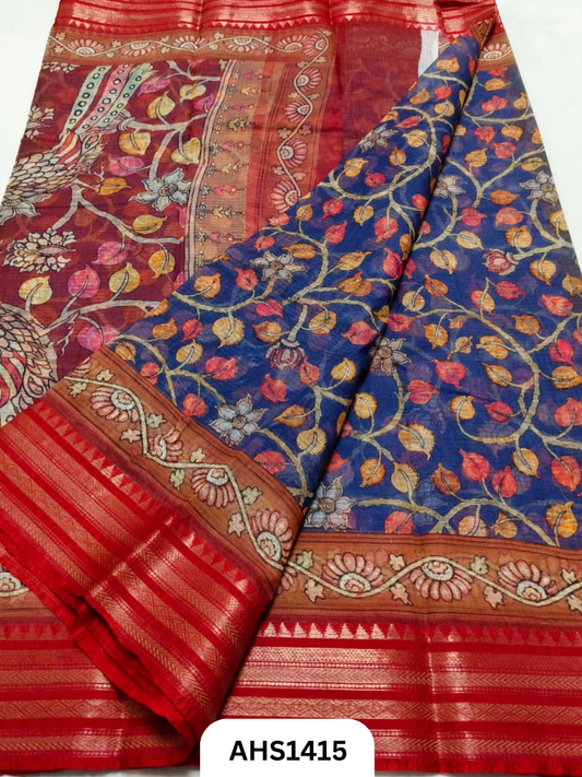 Pure Kota Cotton Digital Print Saree