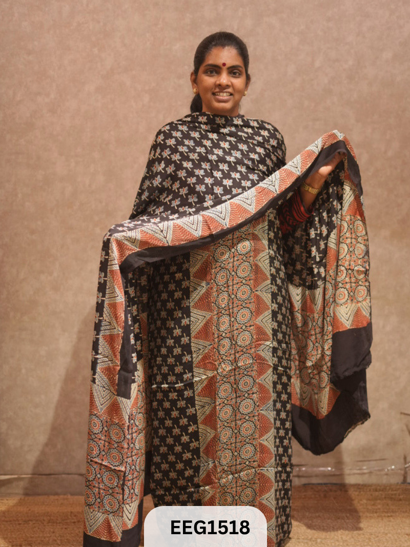 AJRAKH MODAL 2  PCS-UNSTITCHED
