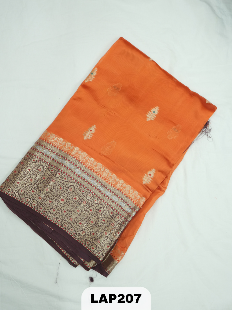 Banaras kora dupion silk saree