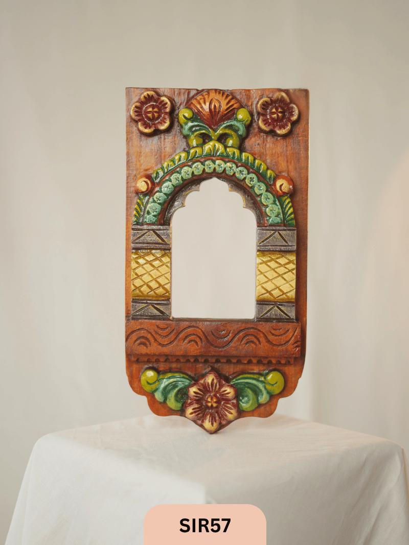 WOODEN MADDAM VILLAKU HOME DECOR - Height 15" INCH, WIDTH 8"INCH