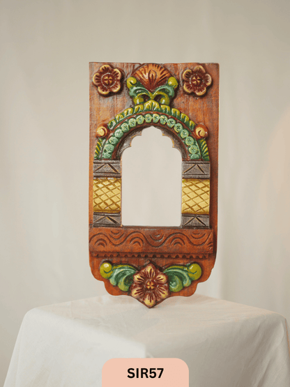 WOODEN MADDAM VILLAKU HOME DECOR - Height 15" INCH, WIDTH 8"INCH