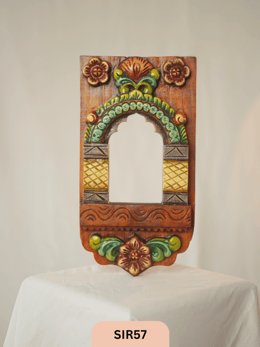 WOODEN MADDAM VILLAKU HOME DECOR - Height 15" INCH, WIDTH 8"INCH