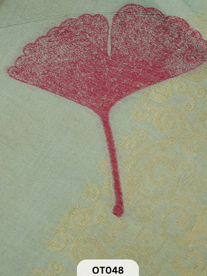 VEGAN FIBER BASED FABRIC SAREE