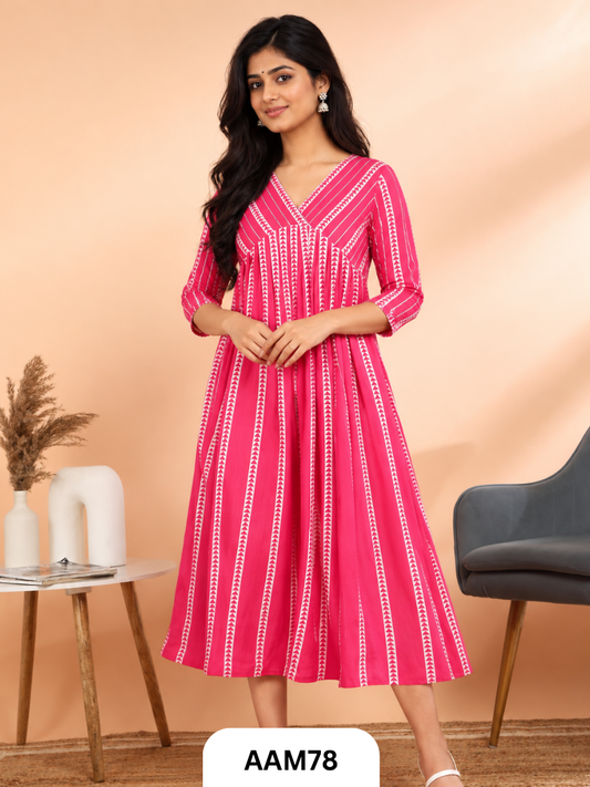 Long Rayon Gown