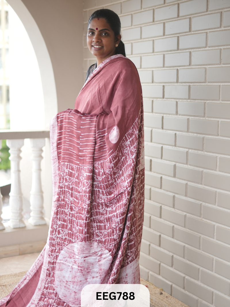 BATIK PRINT MODAL SAREE