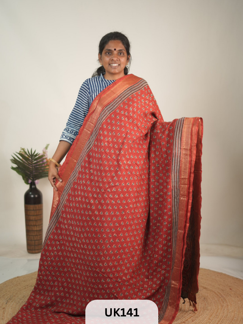 DOLA AJRAKH SAREE