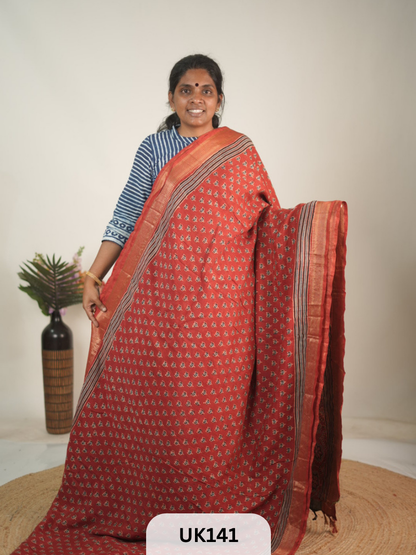 DOLA AJRAKH SAREE