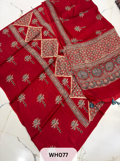 MODAL AJRAKH HANDBLOCK 2PC SALWAR