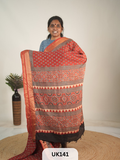 DOLA AJRAKH SAREE