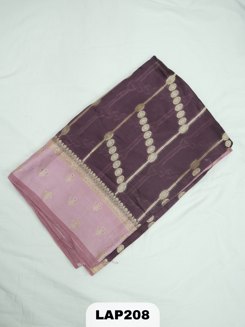 Banaras kora dupion silk saree