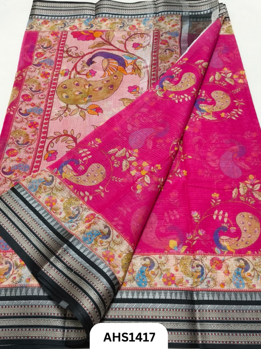 Pure Kota Cotton Digital Print Saree